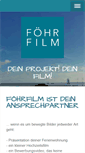 Mobile Screenshot of foehrfilm.com